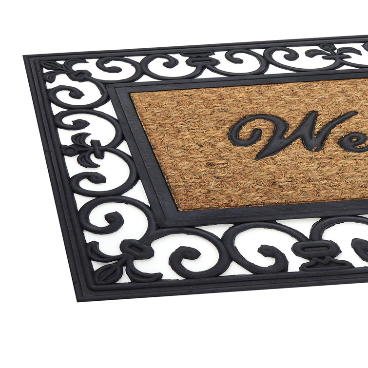 Bloomsbury Market Aeries Recycled Rubber Door Mats, NonSlip/Skid